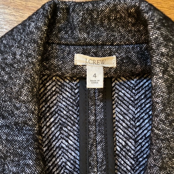 J.Crew herringbone women’s size 4 blazer - Picture 5 of 8